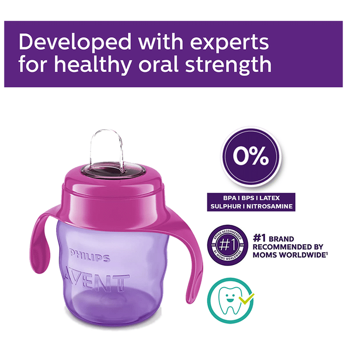 Philips Avent Classic Spout Cup 7OZ Pink (SCF551/03)
