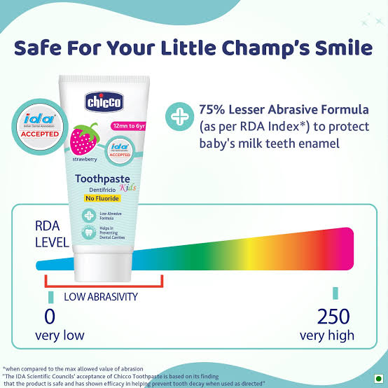 Chicco Strawberry Toothpaste Gel 1-5y (15ml)